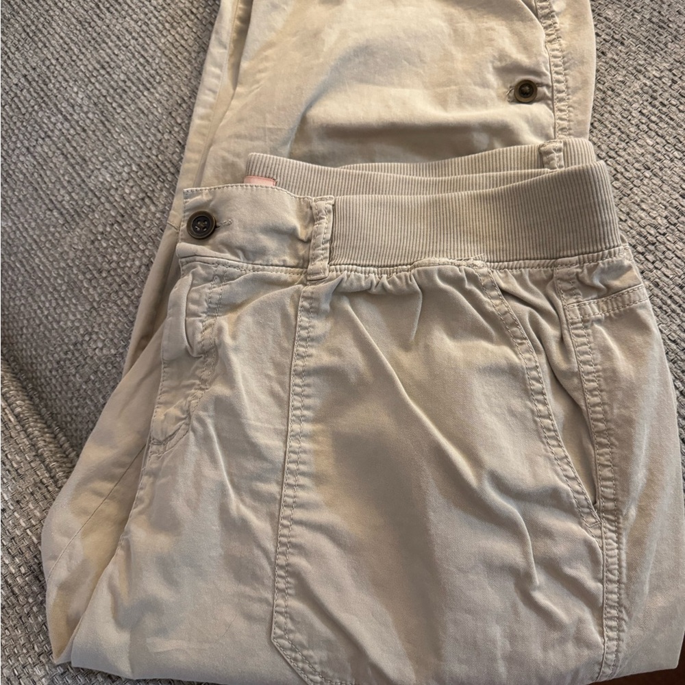 EVRI Tan Capris for Women